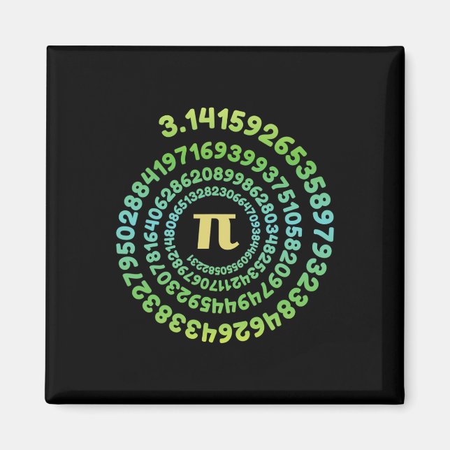 Boys Girls Pi Day Infinity Math Lover Nerd Geek Pi Magnet (Vorne)