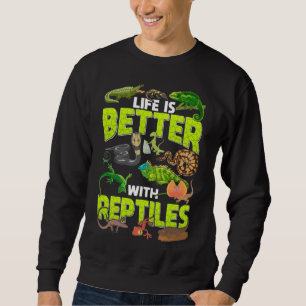 Boys Girls Reptiles Lizard Gecko Bartded Dragon Sweatshirt