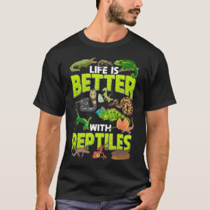 Boys Girls Reptiles Lizard Gecko Bartded Dragon T-Shirt