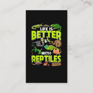 Boys Girls Reptiles Lizard Gecko Bartded Dragon Visitenkarte
