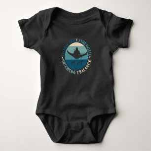 Boys Gymnastics Character Strength Discipline Baby Strampler