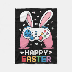 Boys Happy Ostertag Hase Ei Videospiel Kinder Ich Fleecedecke
