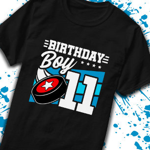 Boys Hockey Geburtstag 11. Geburtstag 11. Junge T-Shirt