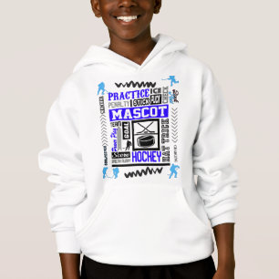 Boys Hockey Terminologie in Blue Hoodie