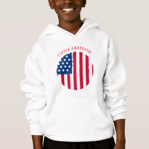 Boys Hoodie-Patriotic Hoodie
