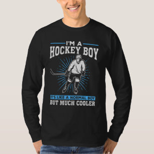 Boys Ice Hockey Player Hockey T-Shirt