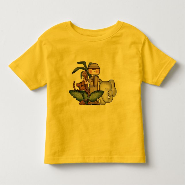 Boys Jungle Safari Tshirts und Geschenke (Vorderseite)