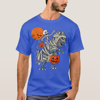 Boys Kids Dinosaur Skeleton Mummy Beängstigend T N T-Shirt