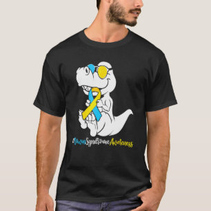 Boys Kids Down Syndrom T Rex Dinosaurier Trisomy T T-Shirt