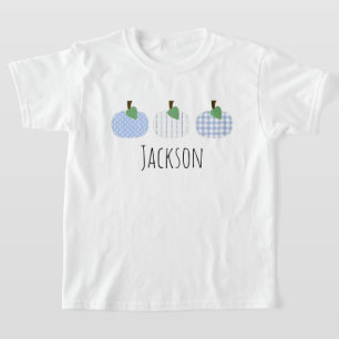 Boys Light Blue Pumpkin Trio T - Shirt