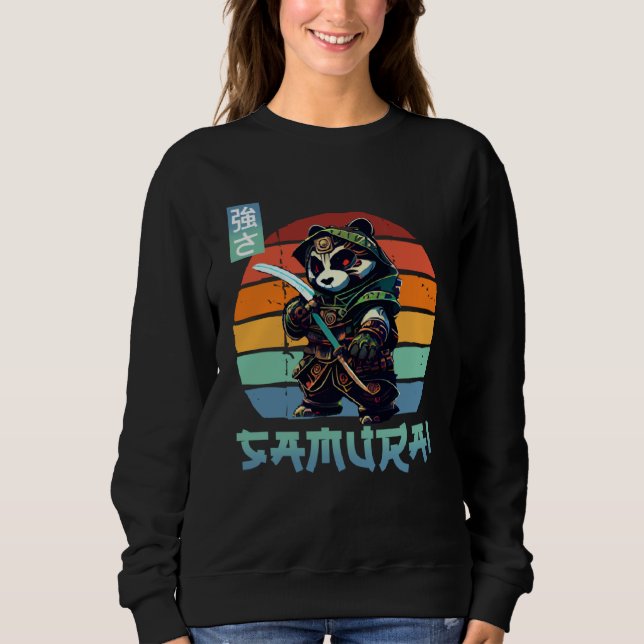 Boys Love Samurai Panda Japan Sweatshirt (Vorderseite)