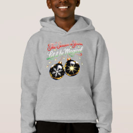 Boys' Magical Christmas Ornament Cool Festive Snow Hoodie