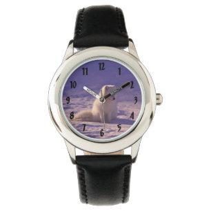 Boys mit weißem Fox Armbanduhr