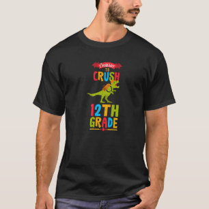 Boys Monster LKW erster Tag der zwölften Klasse zu T-Shirt