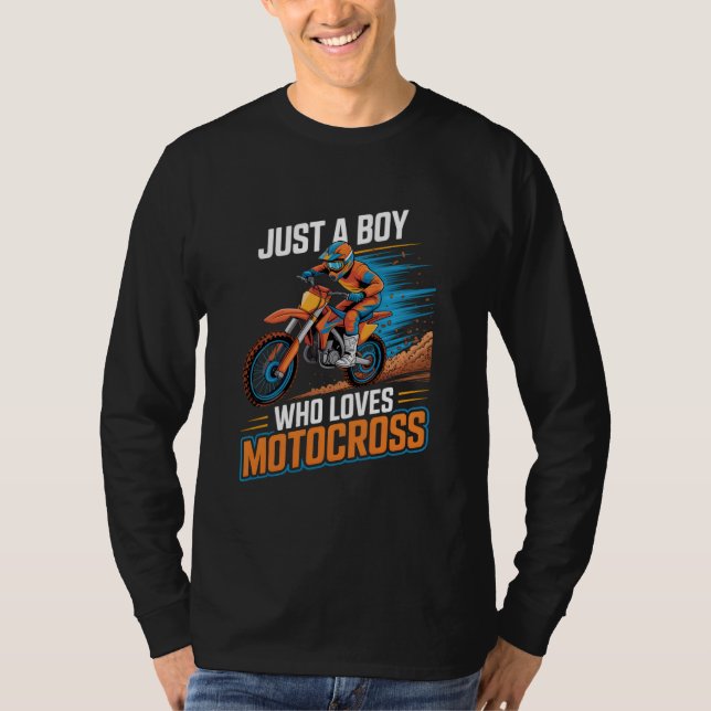 Boys Motocross T-Shirt (Vorderseite)