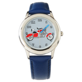 Boys Motorrad Motif Uhr