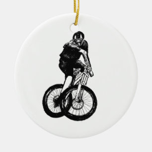 Boys mountain bike T-Shirt Presentations MTB Chris Keramik Ornament