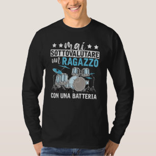 Boys Musical Instrument Drum Set Drum Set T-Shirt