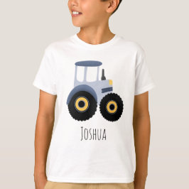 Boys Niedlich Blue Farm Traktor Cartoon Kinder T-Shirt