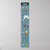 Boys Niedlich Blue Gaming Growth Chart