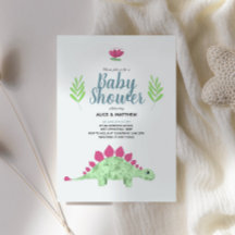 Boys Niedlich Blue Jungle T-Rex Dinosaur Babydusch