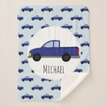 Boys Niedlich Blue Lieferwagen Truck Cartoon Kinde