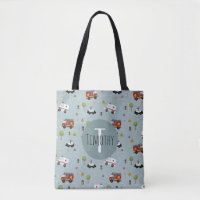 Boys Niedlich Blue Transport Pattern Kids