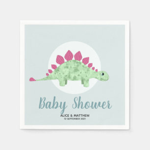 Boys Niedlich Elegant Blue Dinosaur Baby Dusche Serviette