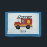 Boys Niedlich Fireman Fire Motor LKW und Name Tri-fold Geldbeutel<br><div class="desc">Dieses niedliche und moderne Blue-Kids-Portemonnaie verfügt über einen Notfeuer-Motor-Cartoon und einen Platz,  in dem Sie Ihren Kindernamen eingeben können. Ideal für jedes Kind,  das davon träumt,  Feuerwehrmann,  Feuerwehrmann zu sein!</div>