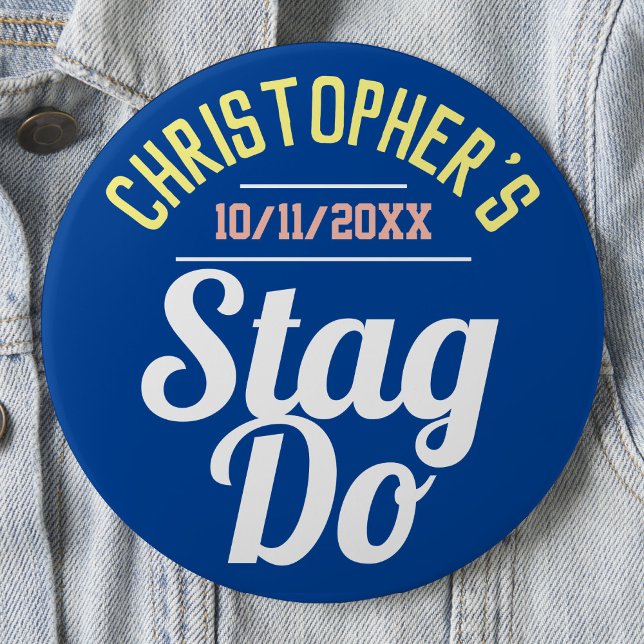 Boys Night Out Stag Do Button (Von Creator hochgeladen)