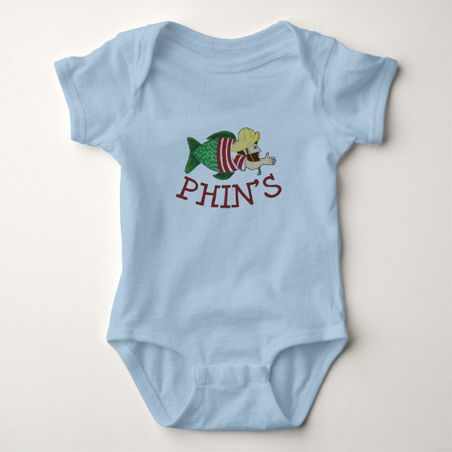 Boy's One-side Baby Strampler (Vorderseite)