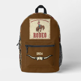 Boys Personalisiertes Rodeo-Rucksack mit Aztec Des Bedruckter Rucksack