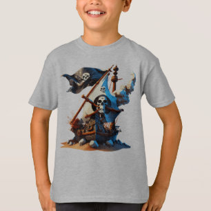 Boys Pirate Ship T - Shirt