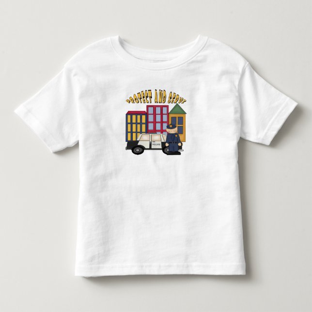 Boys Policys Kleinkind T-shirt (Vorderseite)