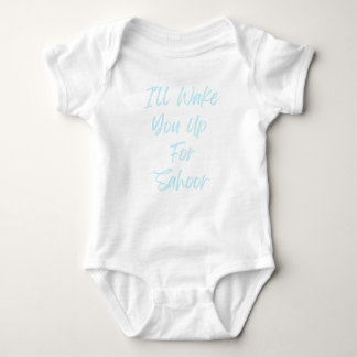 Boy's Ramadan Sahoor Bodysuit Geschenk Baby Strampler