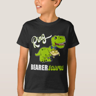 Boys Ring Bearer Dinosaur Rex Wedding Party Gesche T-Shirt