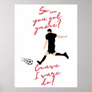 Boys Soccer Also Got du Spiel? Weil ich es sicher  Poster