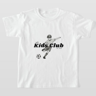 boys soccer kids club t-shirt