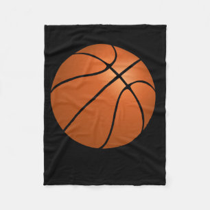 Boys spielen Basketball Orange Fleecedecke