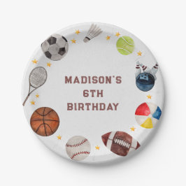 Boys Sports Kindergeburtstag Party Pappteller