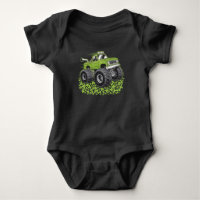 Boys St Patricks Day Kleinkind Lucky Monster Truck
