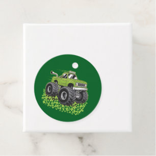 Boys St Patricks Day Kleinkind Lucky Monster Truck Geschenkanhänger
