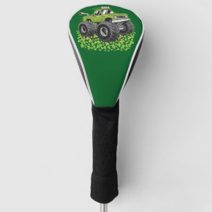 Boys St Patricks Day Kleinkind Lucky Monster Truck Golf Headcover