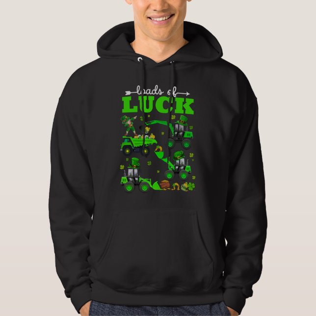Boys St Patricks Day  Truck Loads Of Luck Buffalo  Hoodie (Vorderseite)