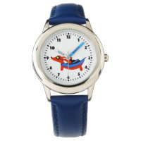 Boys Super-Duper Dackel Superhero Watch