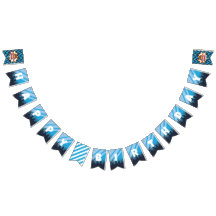 Boy's Superheld, Brown Hair Party - Banner