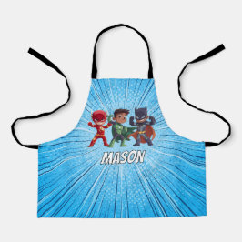 Boys Superhero Custom Name Apron Personalised Schürze