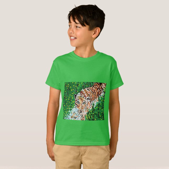 Boys T - Shirt Tiger (Vorne ganz)