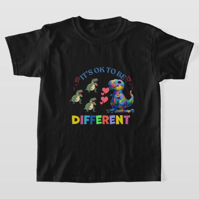 Boys' T-Shirts– It's OK to Be Different 🦕💖 T-Shirt (Ablage )