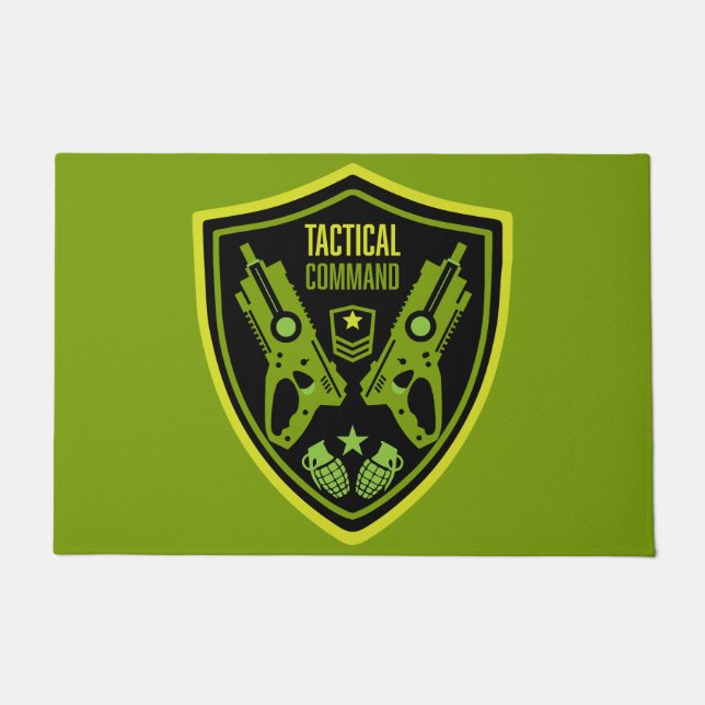 Boys Toy Dart Gun Battle Fußmatte (Vorderseite)